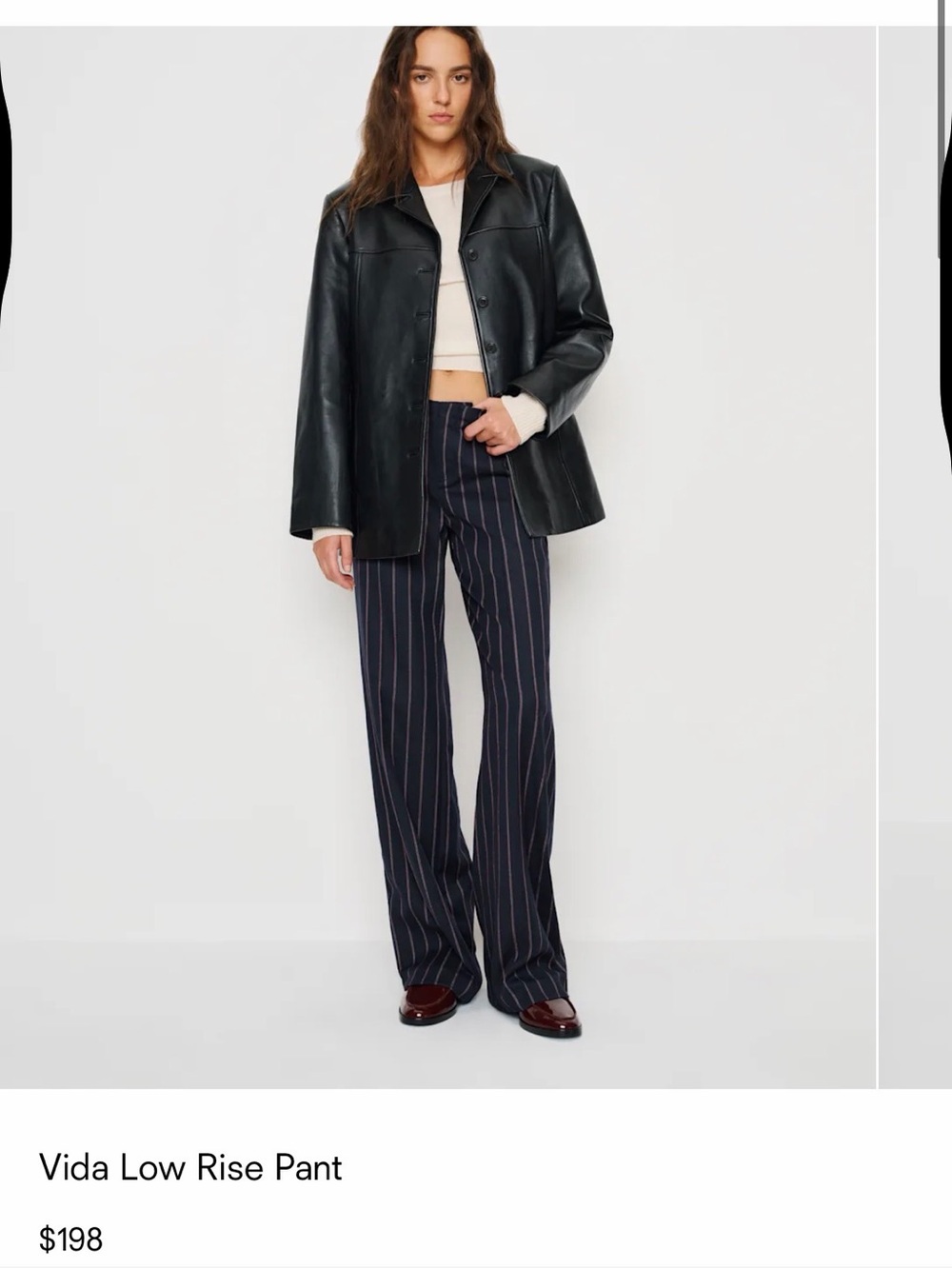 Reformation Low Rise Vida Pant - Picture 6 of 8